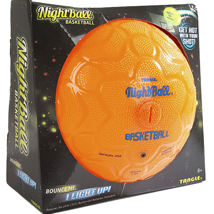 [밤나무] 나이트볼 농구공 오렌지 LED라이트